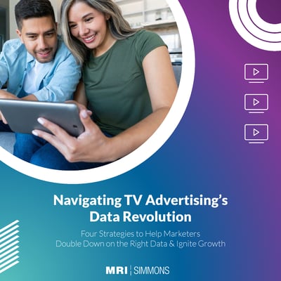 Navigating TV Advertisings Data Revolution Ebook 2024 - MRI-Simmons_Page_01